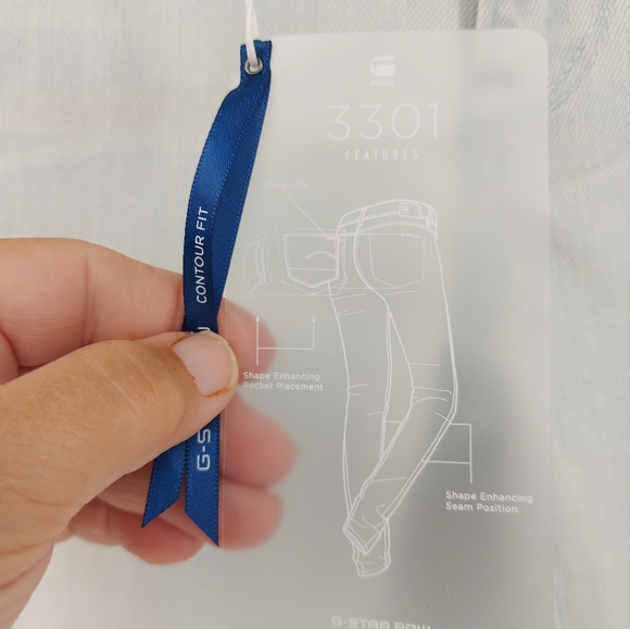 GStar 3301 CONTOUR HIGH WAIST SKINNY JEANS color Light Aged Size 28 - Picture 8 of 9